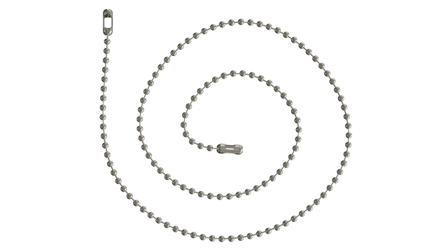 Bead Chain - 17” w/B coupling (570-17B)