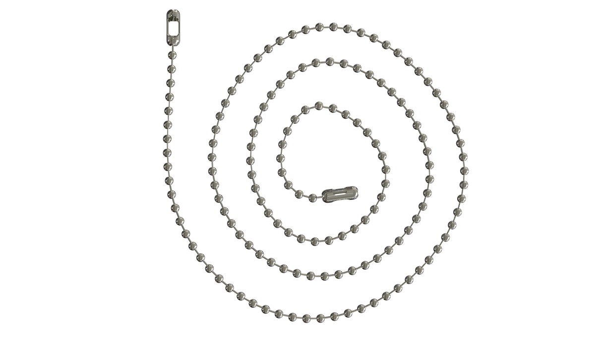 Bead Chain - 24” w/B coupling (570-24B)