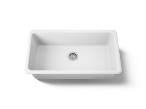 Iron/Tones® 33" top-/undermount single-bowl kitchen sink