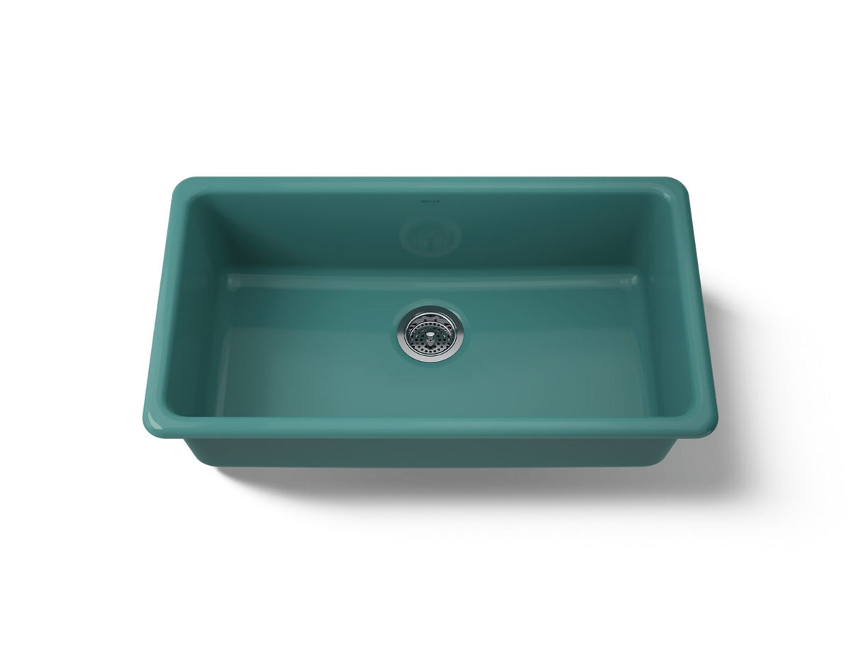 Iron/Tones® 33" top-/undermount single-bowl kitchen sink