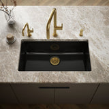 Iron/Tones® 33" top-/undermount single-bowl kitchen sink