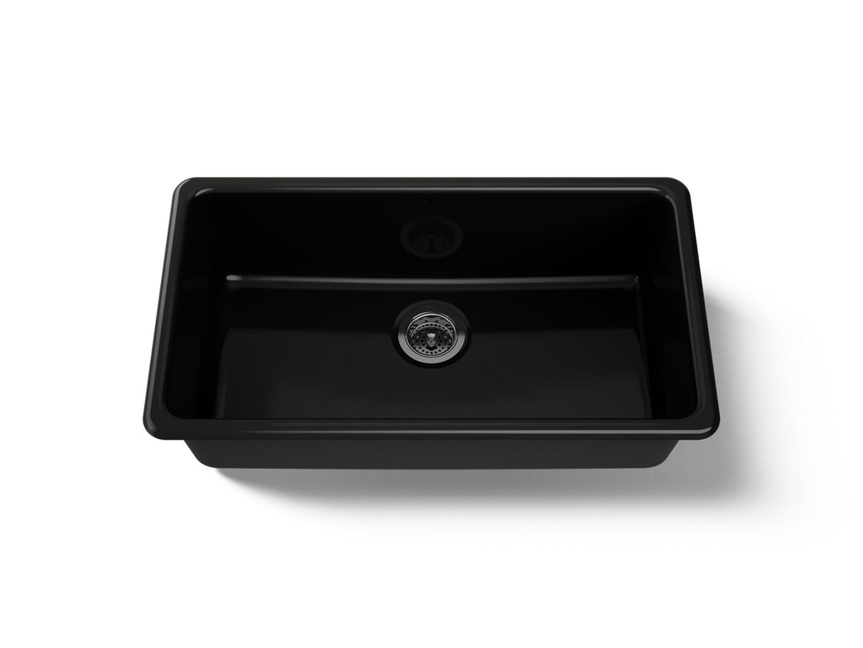 Iron/Tones® 33" top-/undermount single-bowl kitchen sink