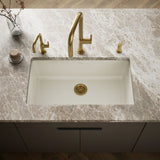 Iron/Tones® 33" top-/undermount single-bowl kitchen sink