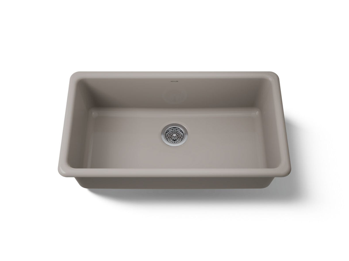 Iron/Tones® 33" top-/undermount single-bowl kitchen sink