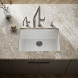 Iron/Tones® 27" top-/undermount single-bowl kitchen sink