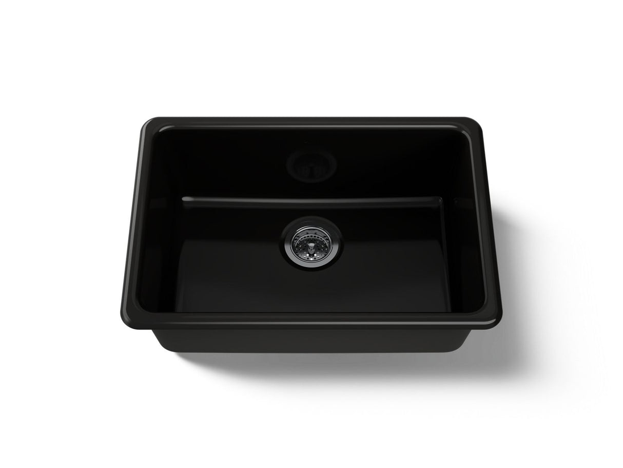 Iron/Tones® 27" top-/undermount single-bowl kitchen sink