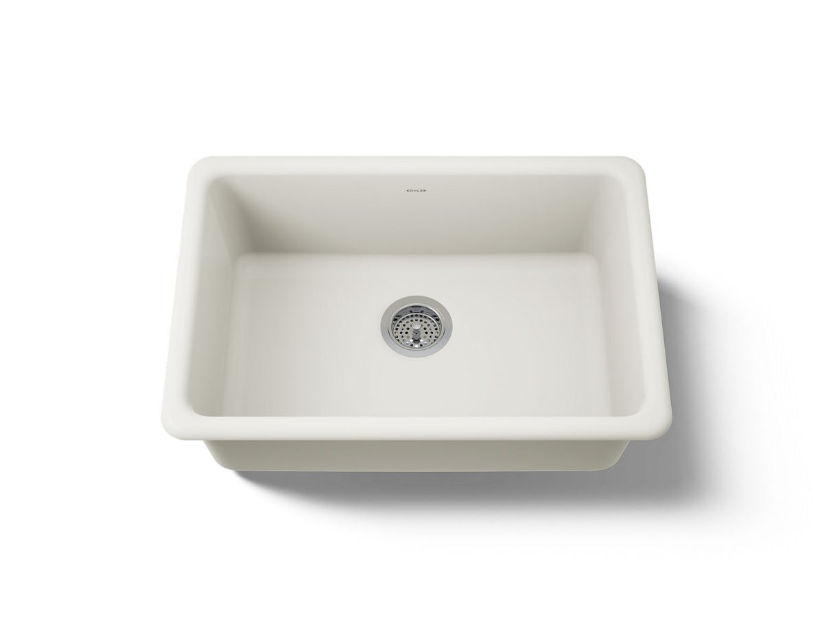 Iron/Tones® 27" top-/undermount single-bowl kitchen sink