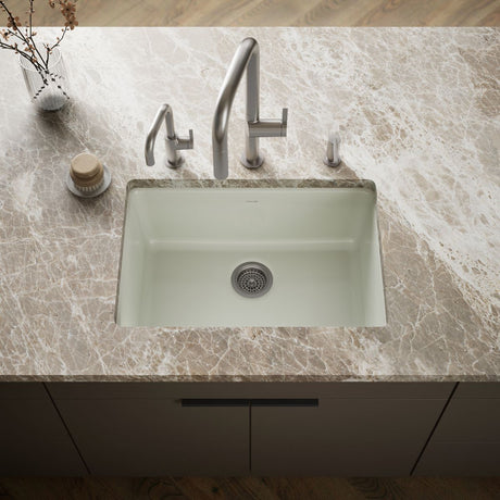 Iron/Tones® 27" top-/undermount single-bowl kitchen sink