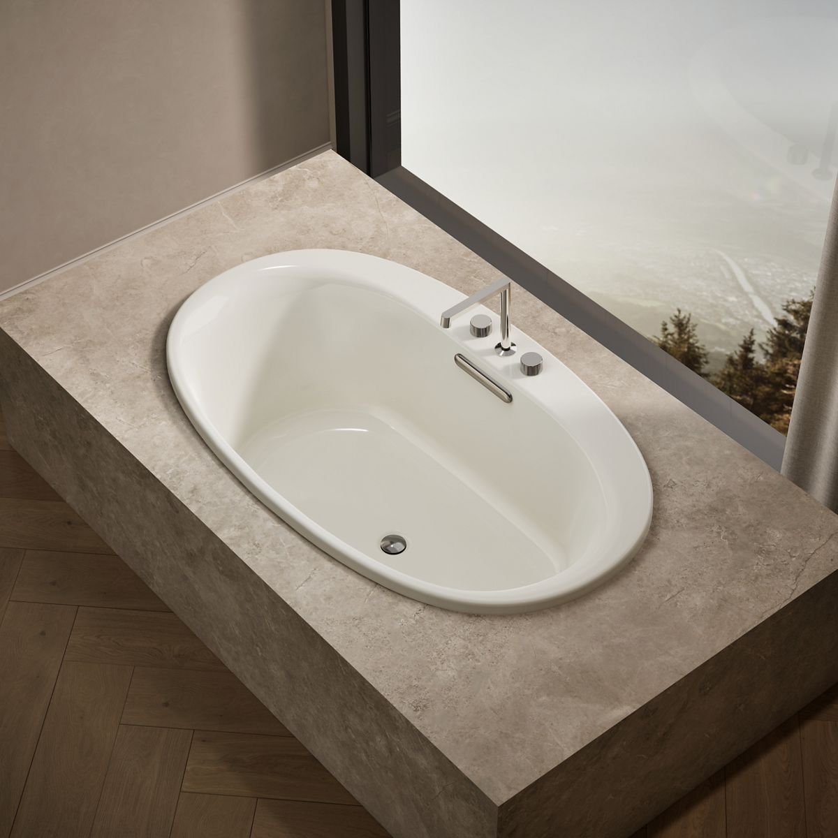 Underscore® 59-3/4" x 35-3/4" drop-in bath