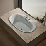 Underscore® 59-3/4" x 35-3/4" drop-in Heated BubbleMassage™ air bath with Bask® heated surface
