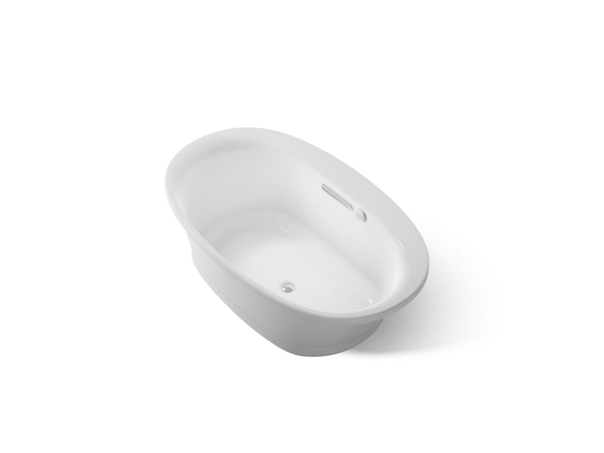 Underscore® 59-3/4" x 35-3/4" drop-in Heated BubbleMassage™ air bath with Bask® heated surface