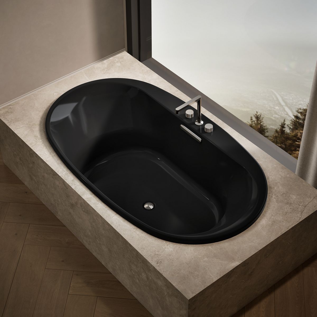 Underscore® 71-1/2" x 41-1/2" drop-in bath