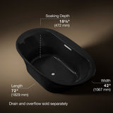Underscore® 71-1/2" x 41-1/2" drop-in bath