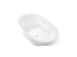 Underscore® 72" x 42" drop-in heated whirlpool bath
