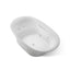 Underscore® 71-1/2" x 41-1/2" drop-in Heated BubbleMassage™ air bath with whirlpool