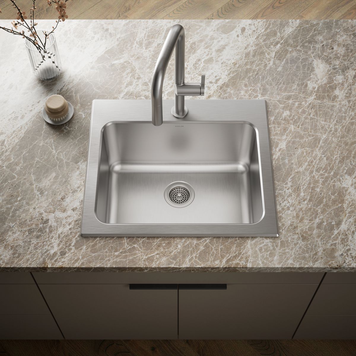 Ballad™ 25" top-mount single-bowl utility sink