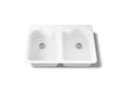 Hartland® 33" top-mount double-bowl kitchen sink
