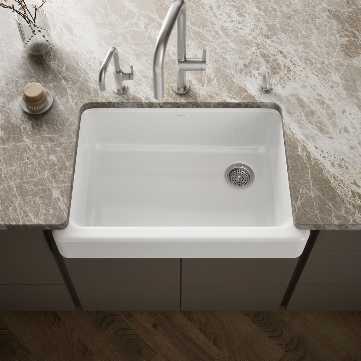 Whitehaven® 32-1/2" undermount single-bowl farmhouse kitchen sink