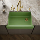 Whitehaven® 32-1/2" undermount single-bowl farmhouse kitchen sink
