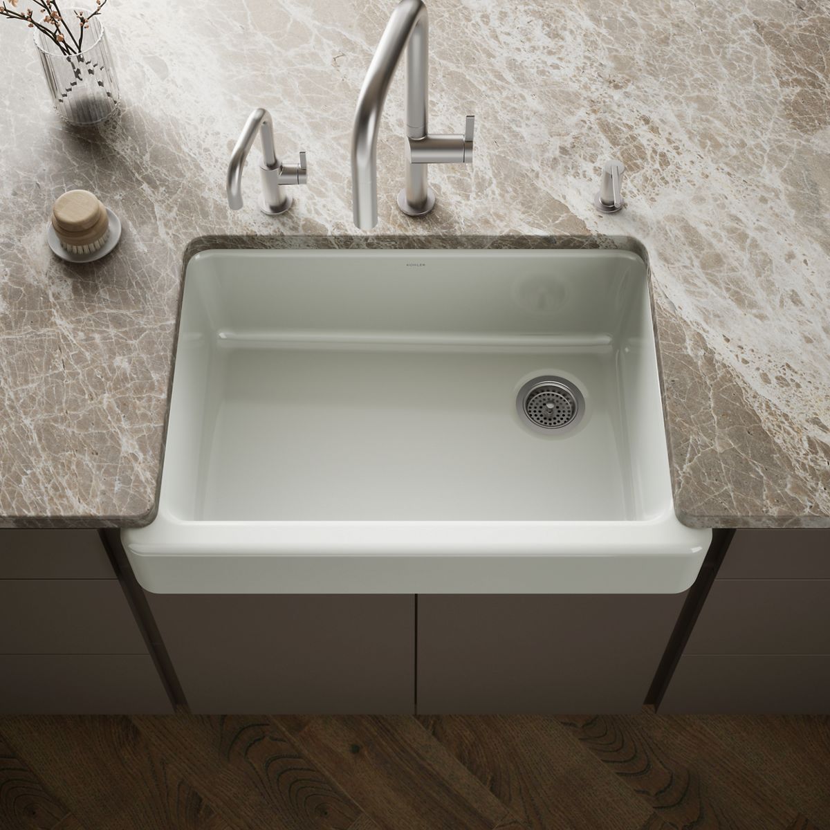 Whitehaven® 32-1/2" undermount single-bowl farmhouse kitchen sink
