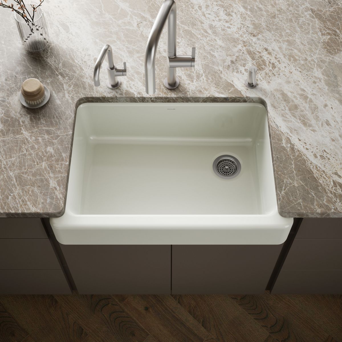 Whitehaven® 32-1/2" undermount single-bowl farmhouse kitchen sink