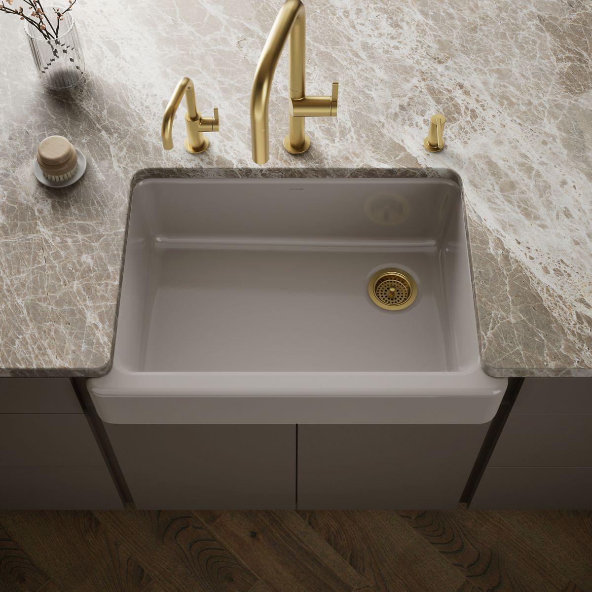 Whitehaven® 32-1/2" undermount single-bowl farmhouse kitchen sink