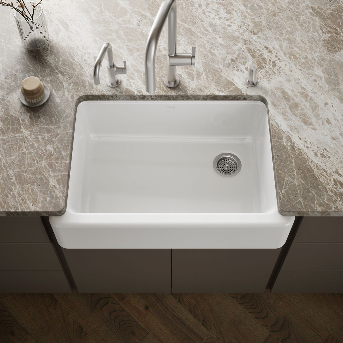 Whitehaven® 32-3/4" undermount single-bowl farmhouse kitchen sink