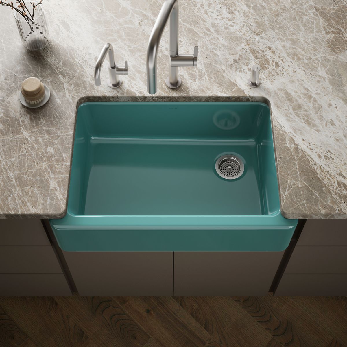 Whitehaven® 32-3/4" undermount single-bowl farmhouse kitchen sink