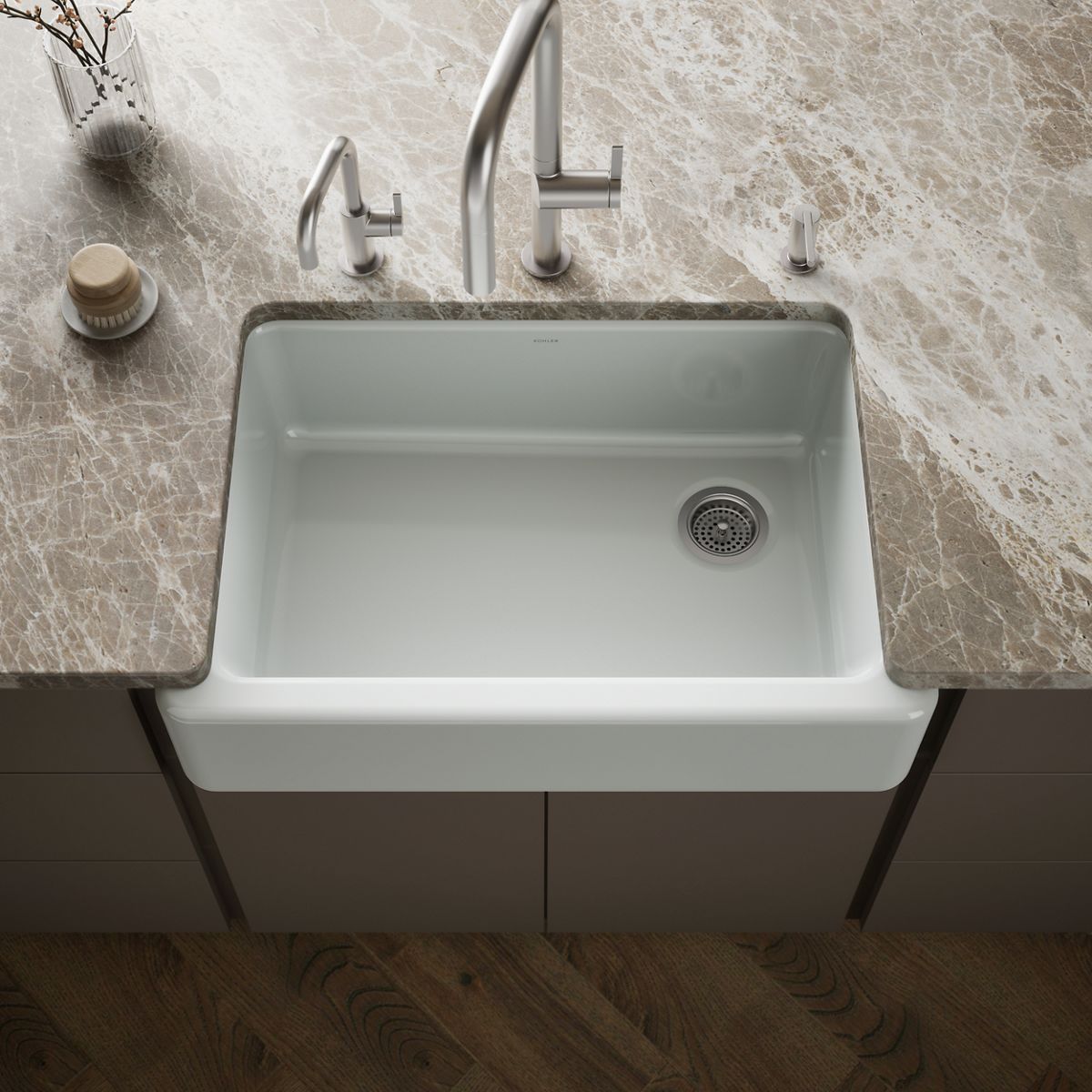 Whitehaven® 32-3/4" undermount single-bowl farmhouse kitchen sink