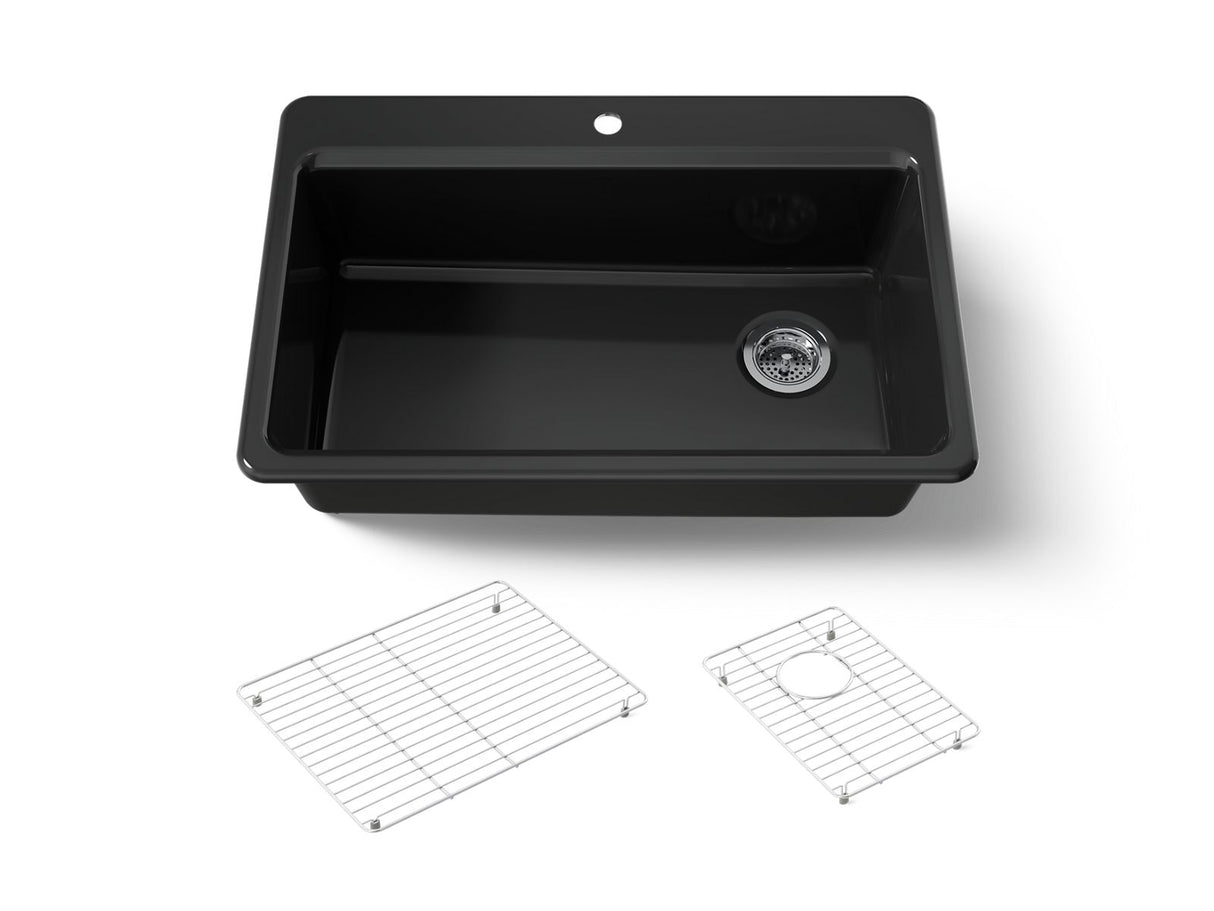 Riverby® 33" top-mount single-bowl kitchen sink