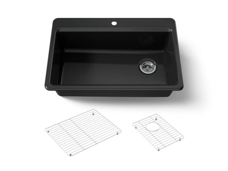 Riverby® 33" top-mount single-bowl kitchen sink