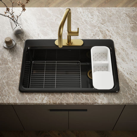 Riverby® 33" top-mount single-bowl workstation kitchen sink
