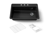 Riverby® 33" top-mount single-bowl workstation kitchen sink