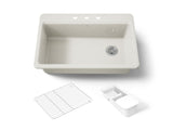 Riverby® 33" top-mount single-bowl workstation kitchen sink