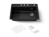 Riverby® 33" top-mount single-bowl workstation kitchen sink