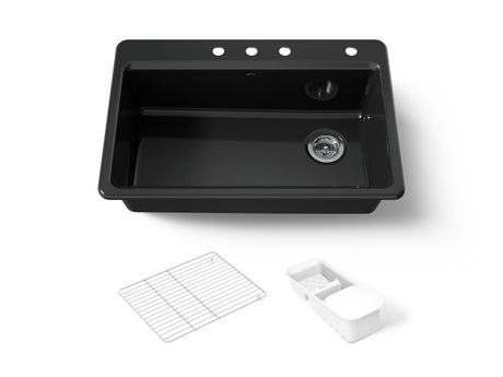 Riverby® 33" top-mount single-bowl workstation kitchen sink