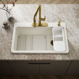 Riverby® 33" top-mount single-bowl workstation kitchen sink