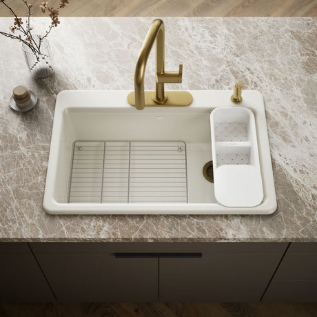 Riverby® 33" top-mount single-bowl workstation kitchen sink