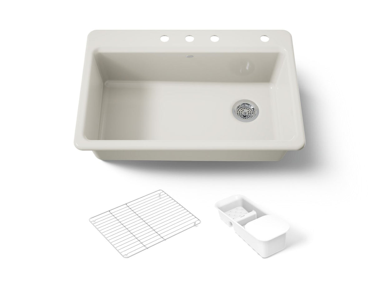 Riverby® 33" top-mount single-bowl workstation kitchen sink