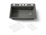 Riverby® 33" undermount single-bowl kitchen sink