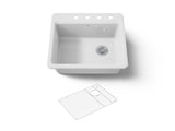 Riverby® 25" top-mount single-bowl kitchen sink