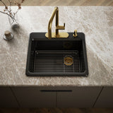 Riverby® 25" top-mount single-bowl kitchen sink