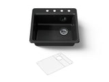 Riverby® 25" top-mount single-bowl kitchen sink