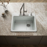 Riverby® 25" top-mount single-bowl kitchen sink