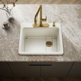 Riverby® 25" top-mount single-bowl kitchen sink