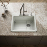 Riverby® 25" top-mount single-bowl kitchen sink