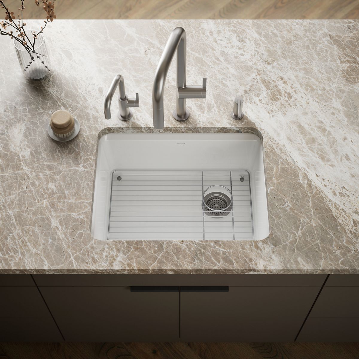 Riverby® 25" undermount single-bowl kitchen sink