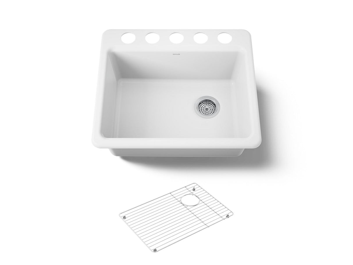 Riverby® 25" undermount single-bowl kitchen sink