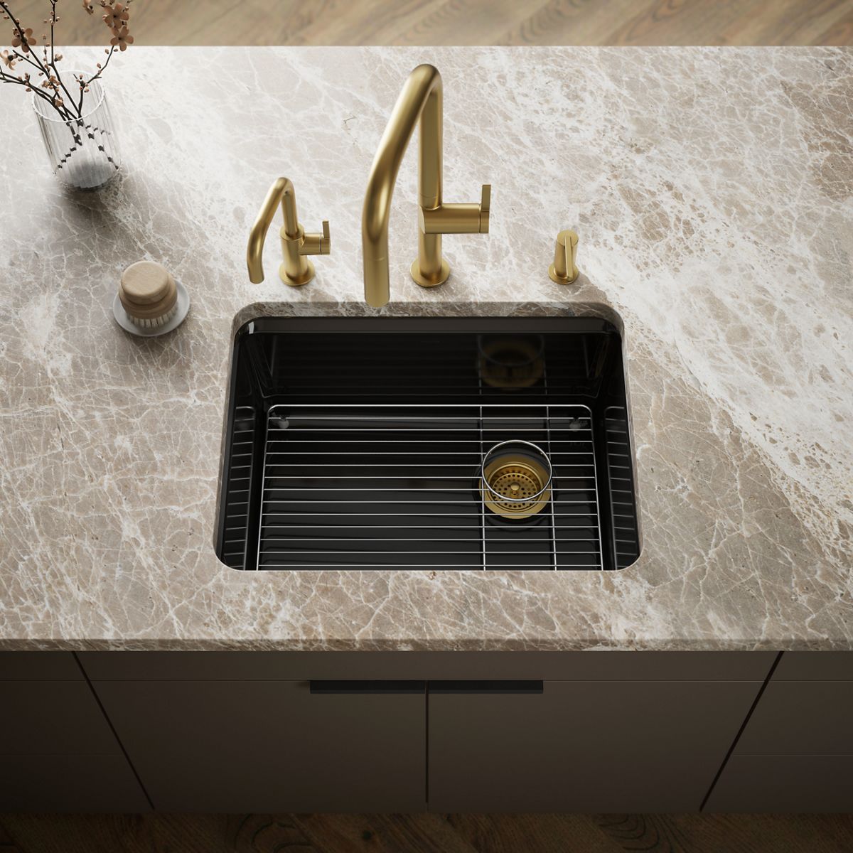 Riverby® 25" undermount single-bowl kitchen sink