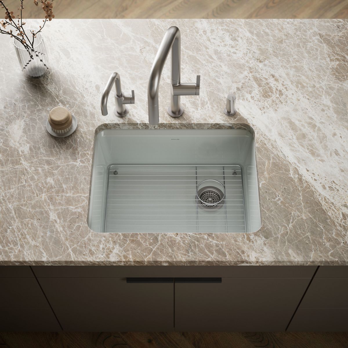 Riverby® 25" undermount single-bowl kitchen sink